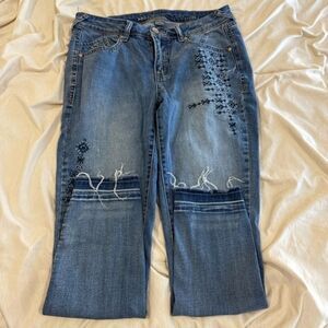 Natural Reflections High‑Waist Stretch Skinny Jeans • Medium Wash • Size 6 • EUC